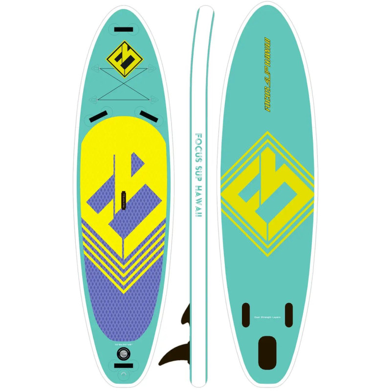 Сапборд Focus Sup Hawaii 10'8"х34"х6" ABY — надувна дошка для САП серфінгу, sup board