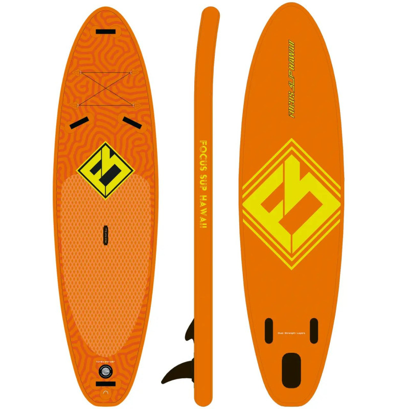 Сапборд Focus Sup Hawaii ISUP-R 10'6"х32"х6" Fire — надувна дошка для САП серфінгу, sup board