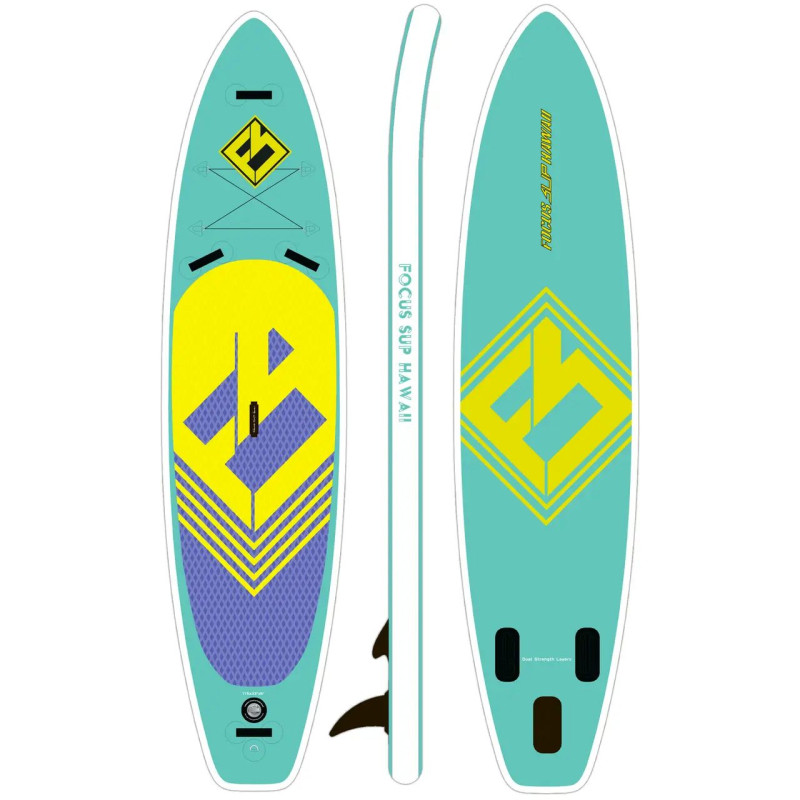Сапборд Focus Sup Hawaii ISUP-R 12'6"х32"х6" ABY — надувна дошка для САП серфінгу, sup board