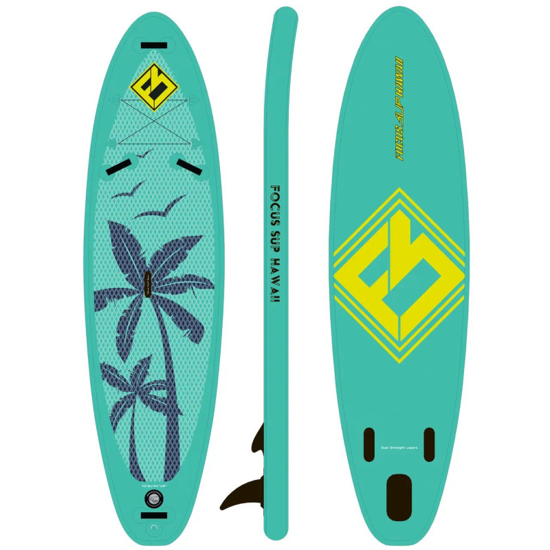 Сапборд Focus Sup Hawaii ISUP-R 10'6"х32"х6" Palm tree — надувна дошка для САП серфінгу, sup board