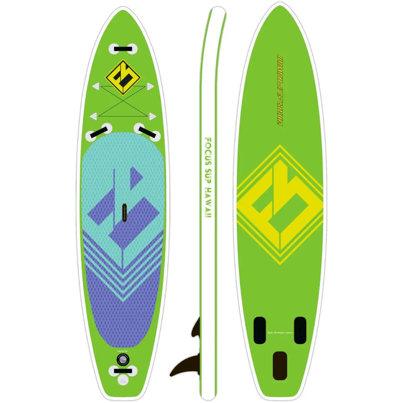 Сапборд Focus Sup Hawaii ISUP-R 11'6"х33" GRBA — надувна дошка для САП серфінгу, sup board