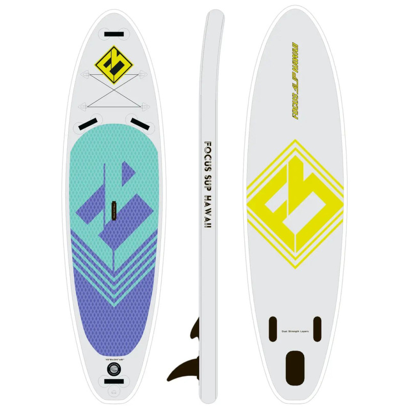 Сапборд Focus Sup Hawaii 10'8"х34"х6" GBA — надувна дошка для САП серфінгу, sup board