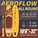 Сапборд RIDEWAY AEROFLOW 10’6″х32"х6" RW2611046 — надувна дошка для САП серфінгу, sup board