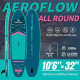 Сапборд RIDEWAY AEROFLOW 10’6″х32"х6" RW2611043 — надувна дошка для САП серфінгу, sup board